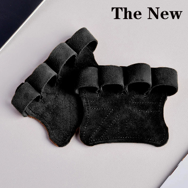Fitness Four Fingers Gloves - Breathable & Anti-slip Leather Glove